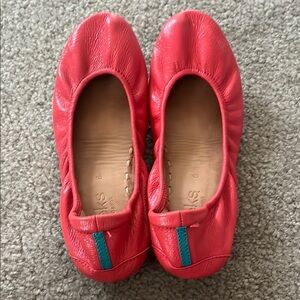 Tieks flats in coral pink